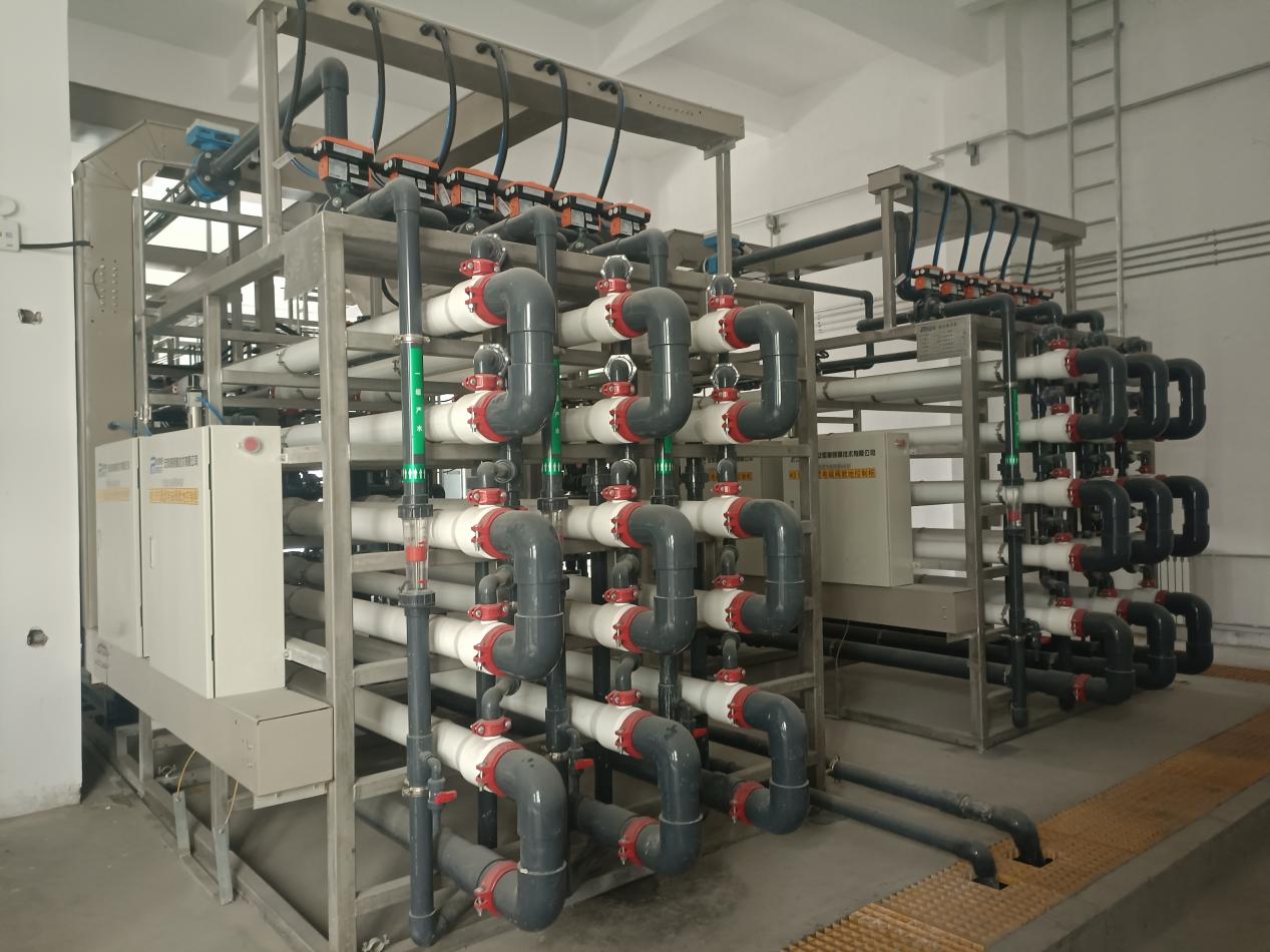脱硫废水零排放工程中的 PEK 管式膜固液分离系统